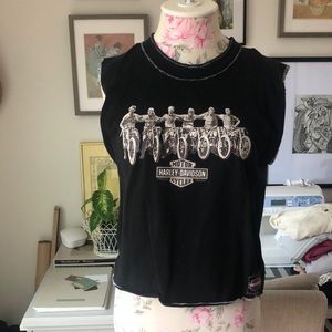Upcycled Harley Davidson Tee